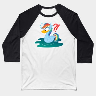 Rainbow Dash Duck My Little Pony Baseball T-Shirt